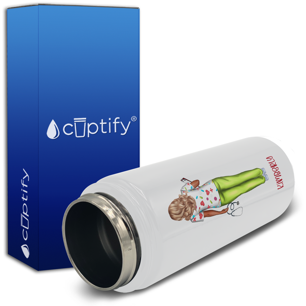 Personalized Nurse Limited Edition 18oz Water Bottle