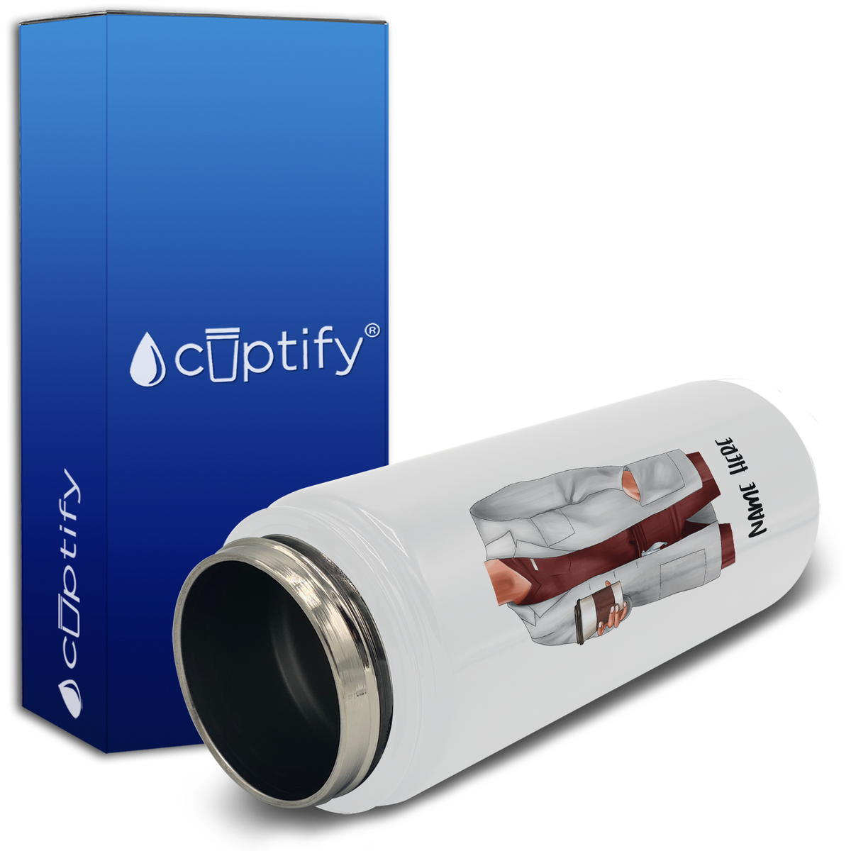 Personalized But Did You Die 18oz Water Bottle