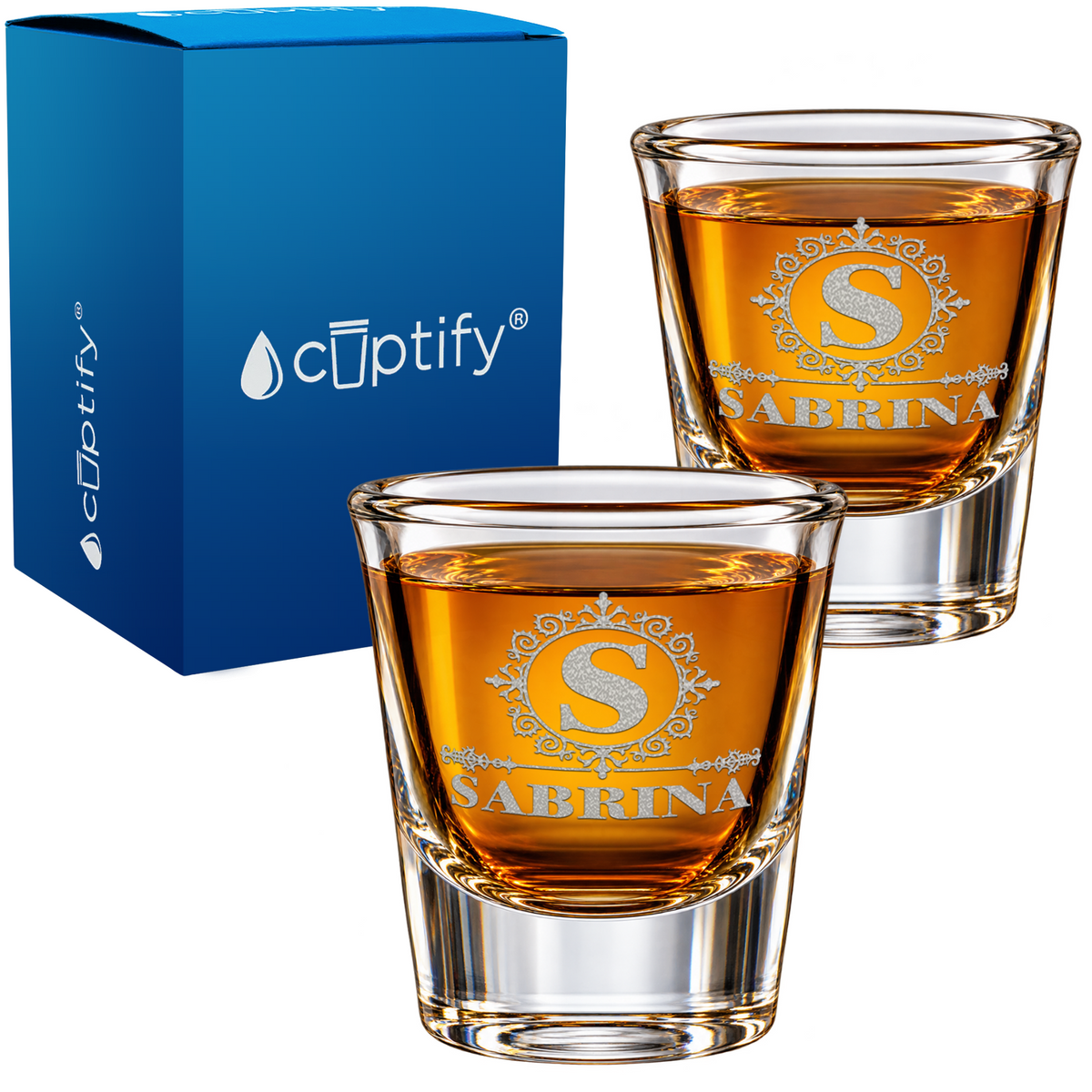 Ultramodern Monogram Shot Glass