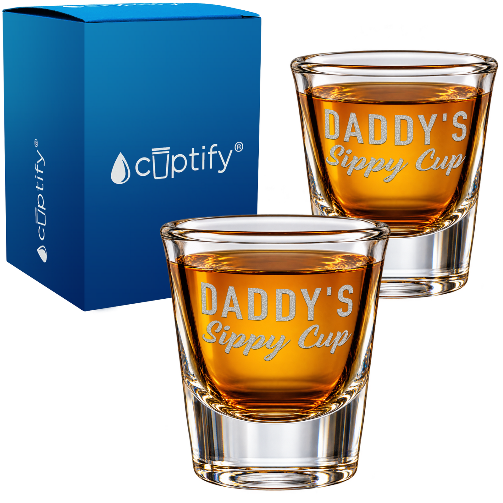 Dad Juice on Shot Glass