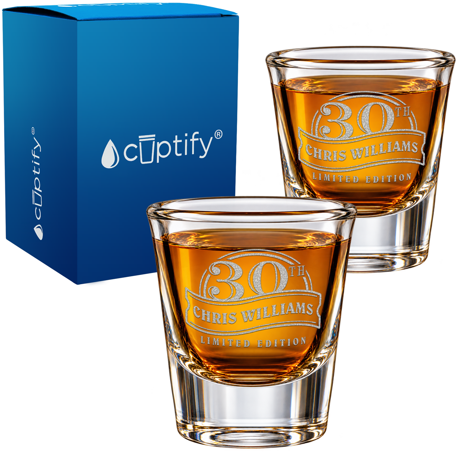 30th Limited Edition Birthday Shot Glass