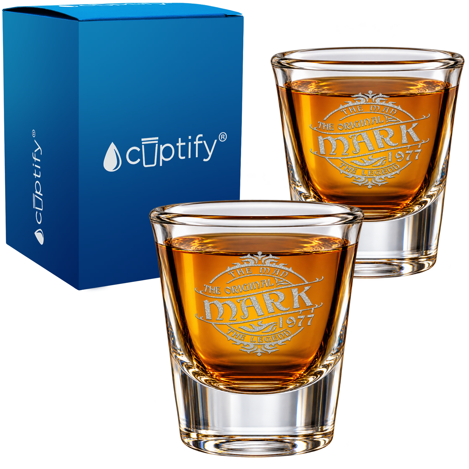 Personalized The Man The Original The Legend Shot Glass