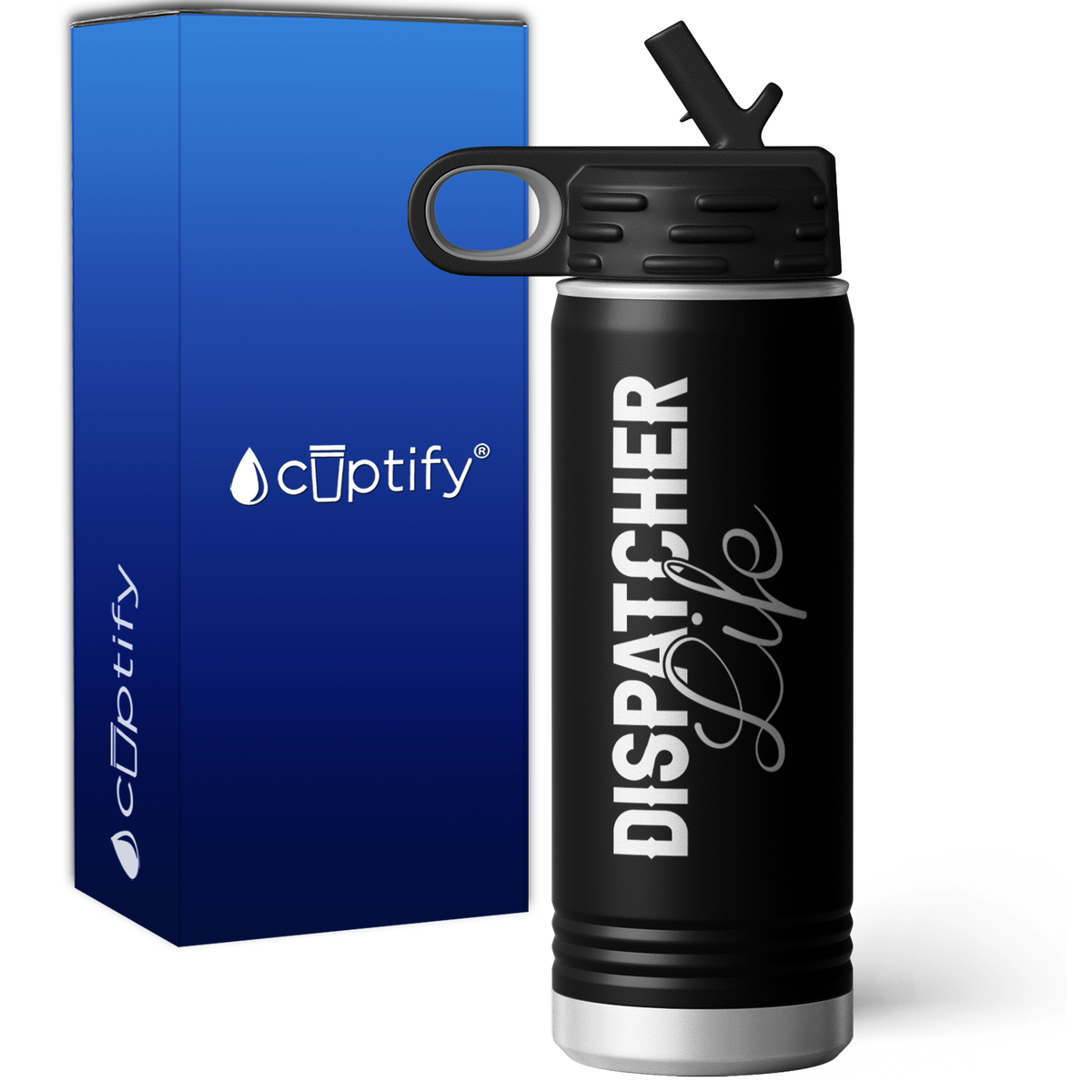 Dispatcher Life 20oz Sport Water Bottle