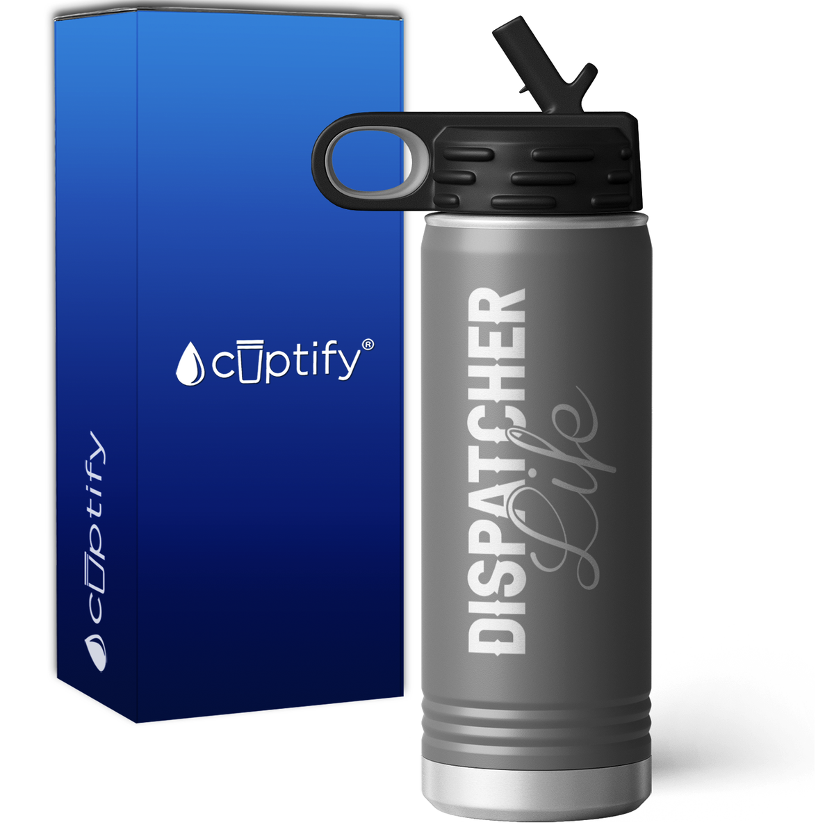 Dispatcher Life 20oz Sport Water Bottle