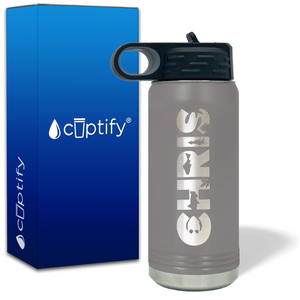 Personalized Kids Water Bottle with Name on 20oz Insulated Water Bottle