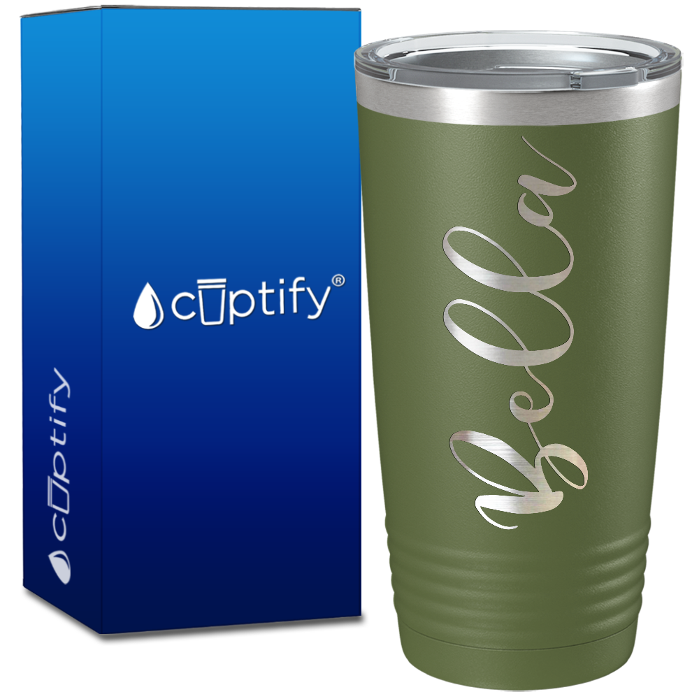 Personalized Army Green 20oz Engraved Tumbler
