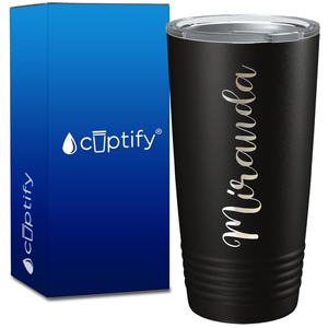 Personalized Miranda Style on 20oz Tumbler