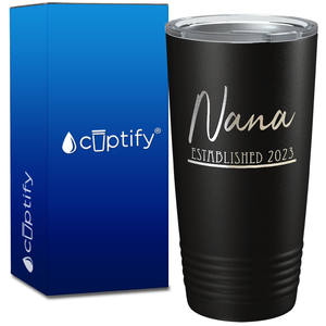 Nana Established 2023 20oz Tumbler