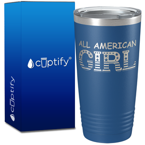 All American Girl on 20oz Tumbler