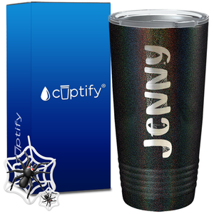 Personalized Spooky Halloween Font on 20oz Tumbler