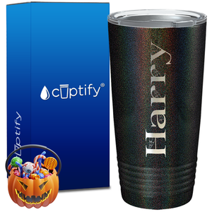 Personalized Wicked Halloween Font on 20oz Tumbler