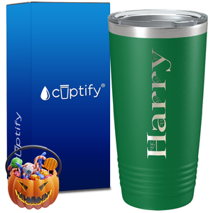 Personalized Wicked Halloween Font on 20oz Tumbler