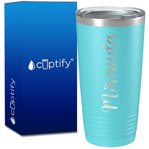 Personalized Miranda Style on 20oz Tumbler