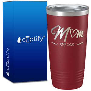 New Baby Mom Established 2023 20oz Tumbler