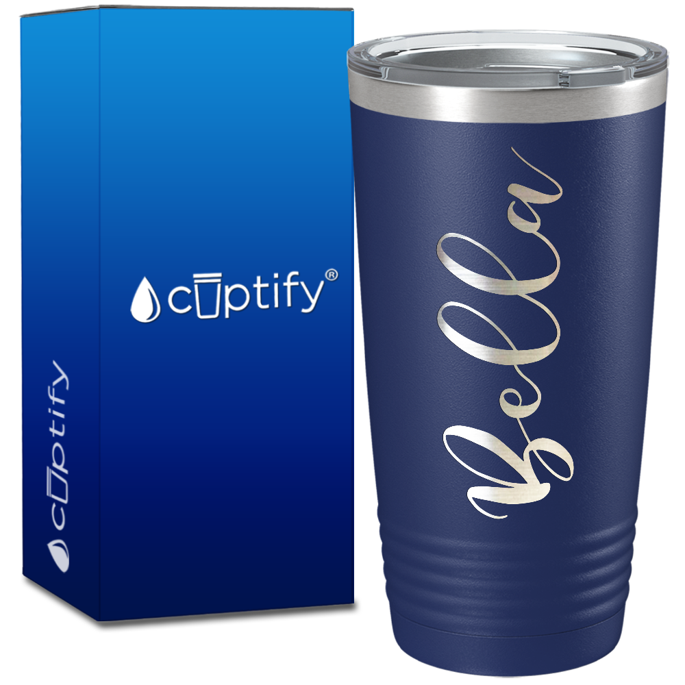 Personalized Navy Blue 20oz Engraved Tumbler
