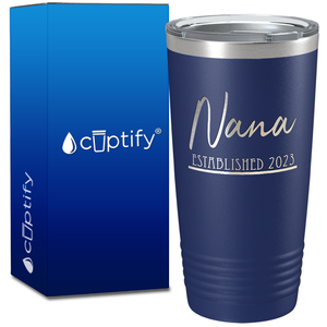 Nana Established 2023 20oz Tumbler