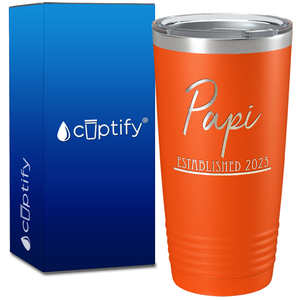 Papi Established 2023 20oz Tumbler