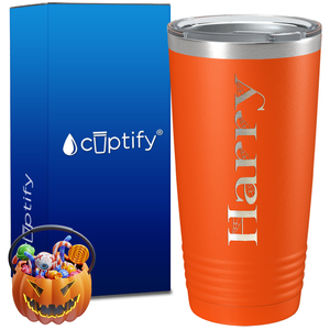 Personalized Wicked Halloween Font on 20oz Tumbler