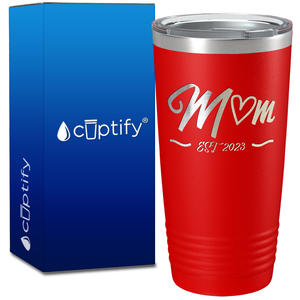 New Baby Mom Established 2023 20oz Tumbler