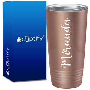 Personalized Miranda Style on 20oz Tumbler