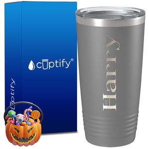 Personalized Wicked Halloween Font on 20oz Tumbler