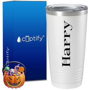 Personalized Wicked Halloween Font on 20oz Tumbler