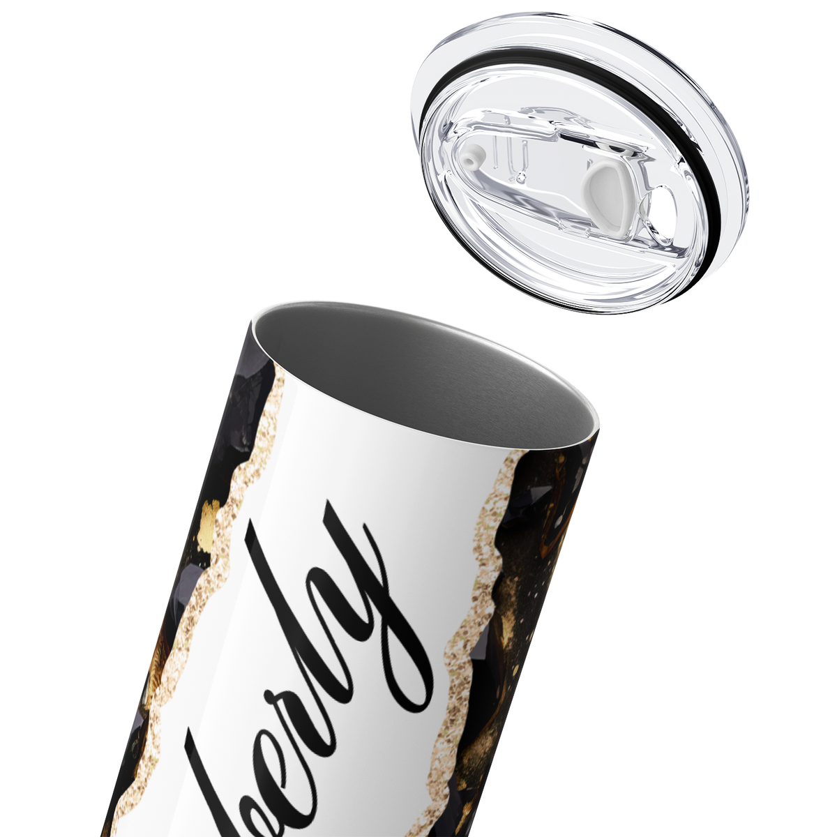 Personalized Starry Night Veins 20oz Skinny Tumbler