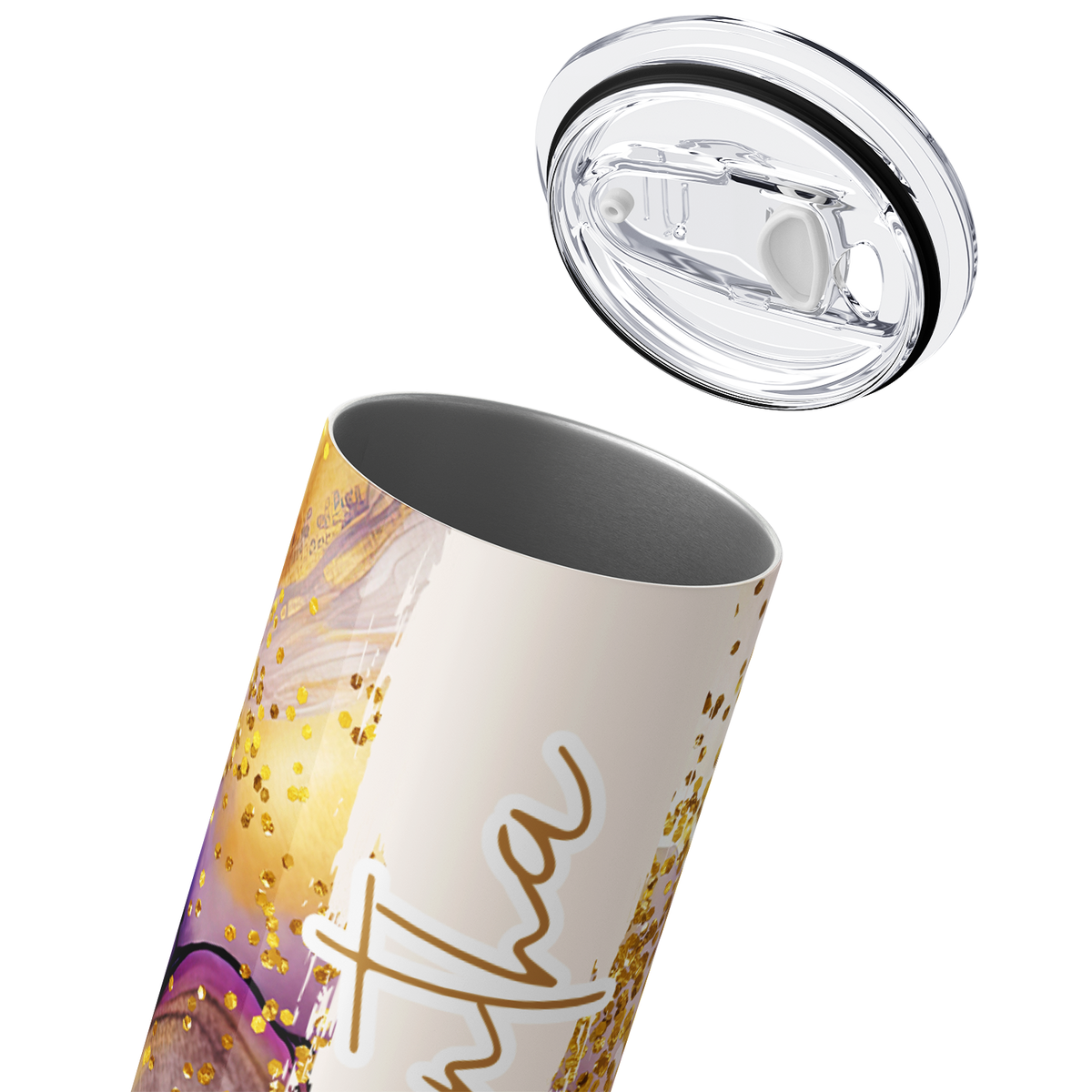 Personalized Golden Splendor 20oz Skinny Tumbler