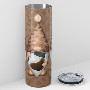 Coffee Drinking Gnomes 20oz Skinny Tumbler