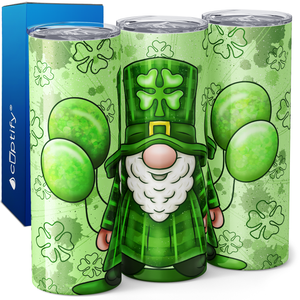 St. Patrick's Gnome 20oz Skinny Tumbler