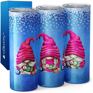 Bingo Gnomes 20oz Skinny Tumbler