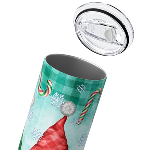 Christmas Lady Gnomes 20oz Skinny Tumbler