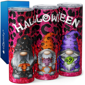 Happy Halloween Gnomes 20oz Skinny Tumbler