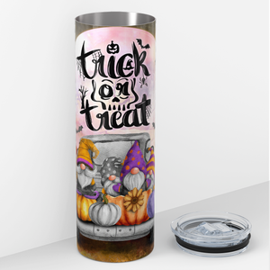 Trick or Treat Gnomes in a Truck 20oz Skinny Tumbler