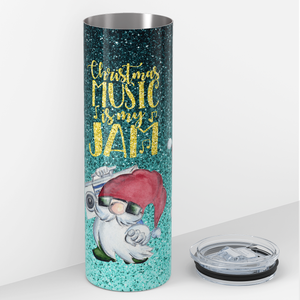 Christmas Music is my Jam Gnomes 20oz Skinny Tumbler