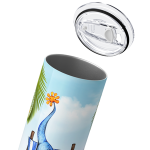 Beach Life Gnomes 20oz Skinny Tumbler