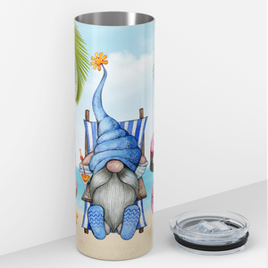 Beach Life Gnomes 20oz Skinny Tumbler