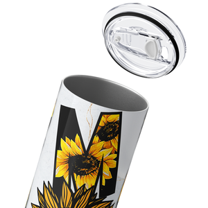 Mom Sunflowers 20oz Skinny Tumbler