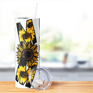 Mom Sunflowers 20oz Skinny Tumbler