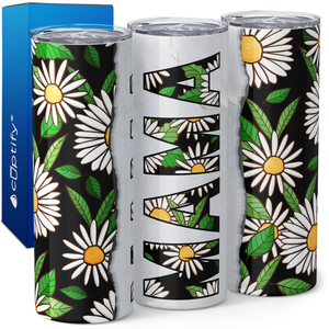 Mama on Daisies 20oz Skinny Tumbler