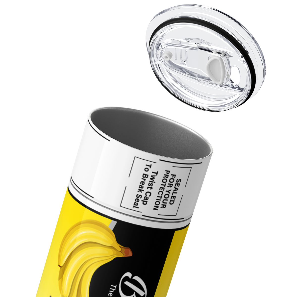 Bitch Stick Lemon Lip Balm 20oz Skinny Funny Tumbler