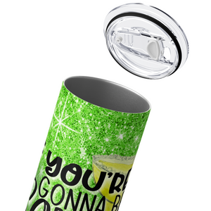 If Your Gonna be Salty Bring the Tequila Funny 20oz Skinny Tumbler