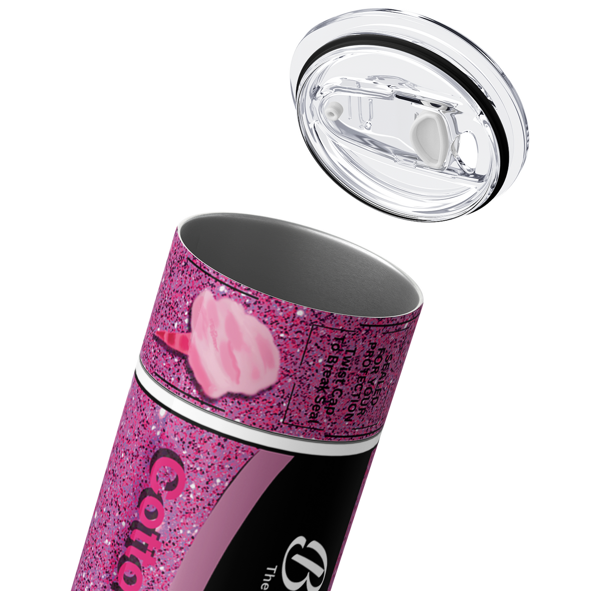 Bitch Stick Cotton Candy Lip Balm 20oz Skinny Funny Tumbler