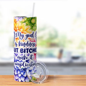 My Goal is Kindness 20oz Skinny Tumbler