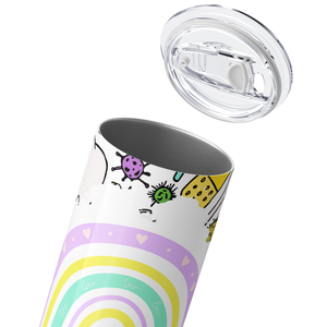 Nurse Life Rainbow 20oz Skinny Tumbler