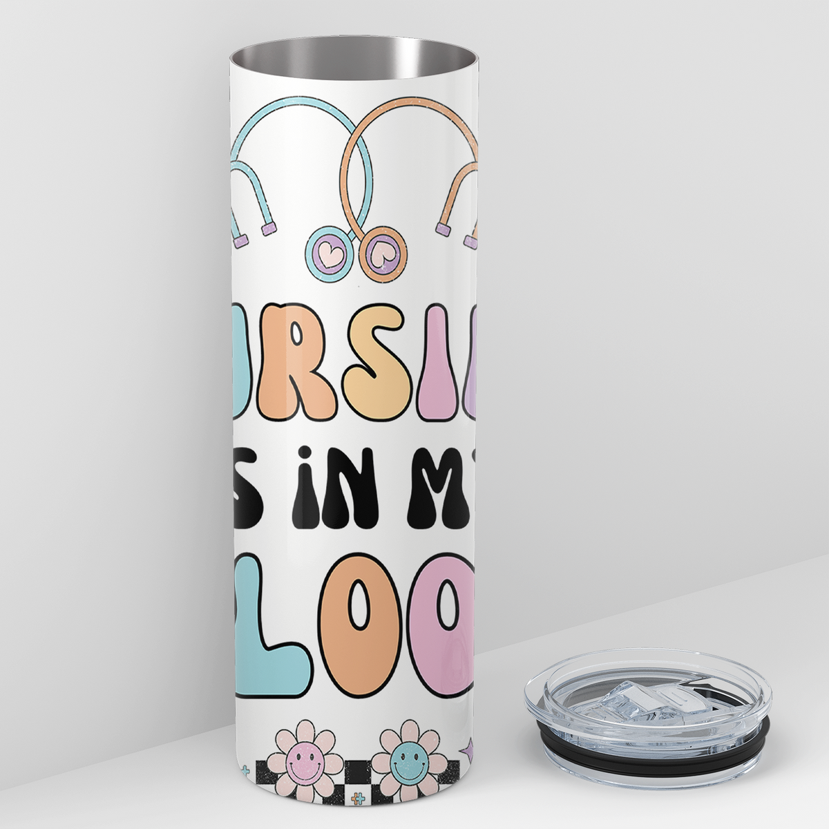 Nursing is in My Blood 20oz Skinny Tumbler