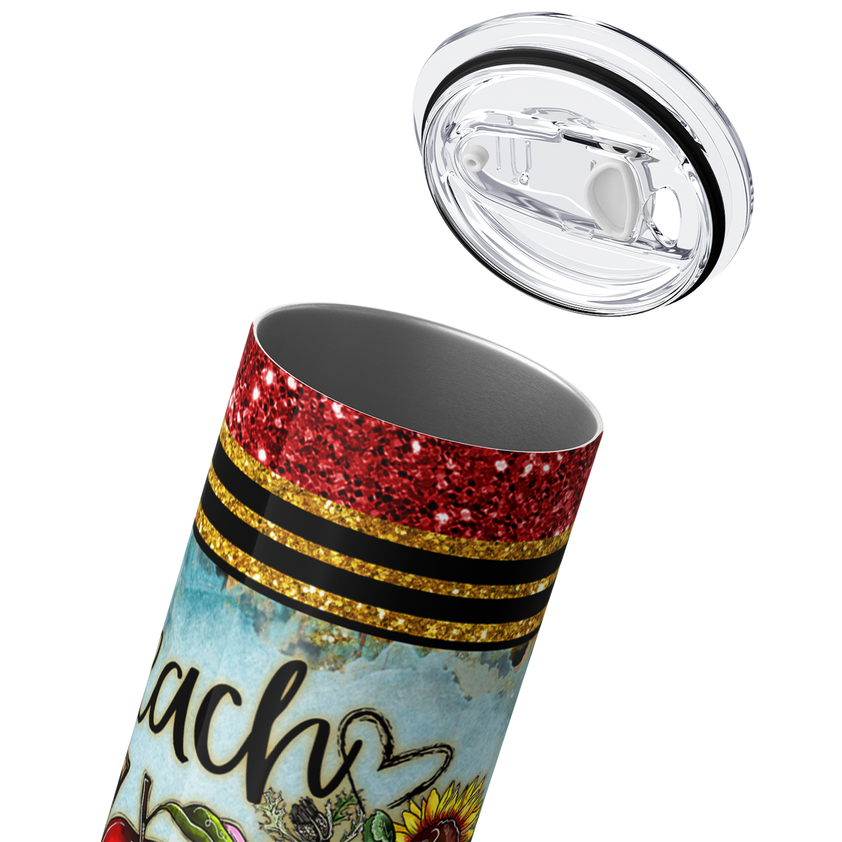 Teach Love Inspire 20oz Skinny Tumbler
