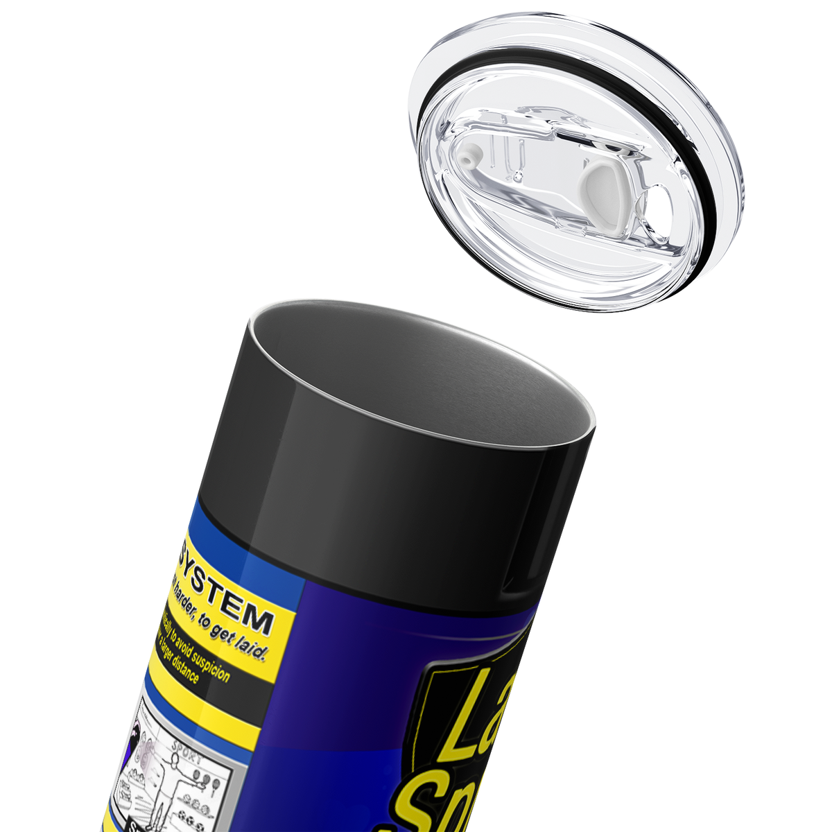 Laid Spray Male Man Lurer 20oz Skinny Tumbler