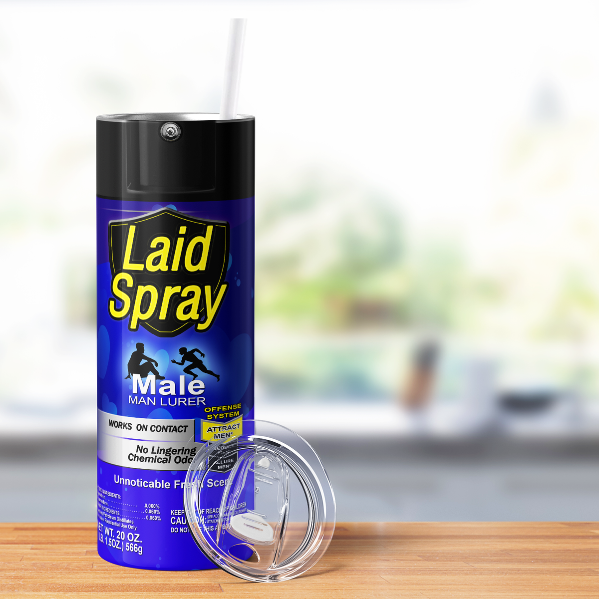 Laid Spray Male Man Lurer 20oz Skinny Tumbler