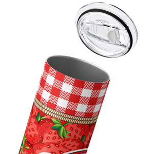 Teachers Spread Love Like Strawberry Jam 20oz Skinny Tumbler